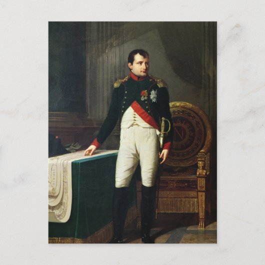 Portret van Napoleon Bonaparte 1809 Briefkaart (Voorkant)