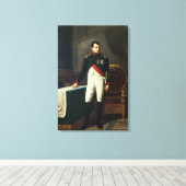 Portret van Napoleon Bonaparte 1809 Canvas Afdruk (Insitu (Houten vloer))