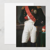 Portret van Napoleon Bonaparte 1809 Kaart (Voorkant / Achterkant)