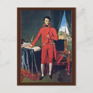 Portret van Napoleon Bonaparte als eerste consumen Briefkaart