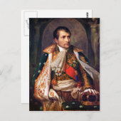 Portret van Napoleon Bonaparte door Andrea Appiani Briefkaart (Voorkant / Achterkant)