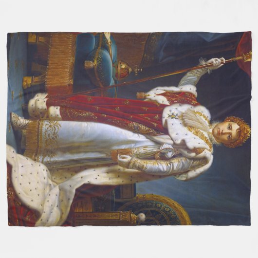 Portret van Napoleon Bonaparte, Francois Gérard Fleece Deken (Voorkant (Horizontaal))