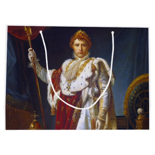 Portret van Napoleon Bonaparte, Francois Gérard Groot Cadeauzakje (Achterkant)
