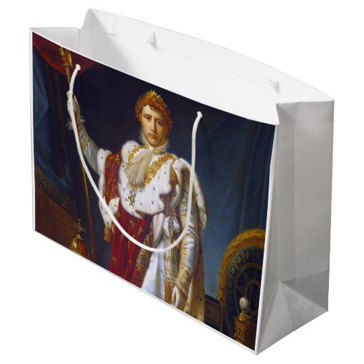 Portret van Napoleon Bonaparte, Francois Gérard Groot Cadeauzakje (Achterkant Gekanteld)