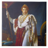 Portret van Napoleon Bonaparte, Francois Gérard Tegeltje (Voorkant)