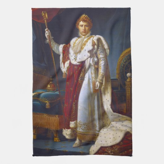 Portret van Napoleon Bonaparte, Francois Gérard Theedoek (Verticaal)