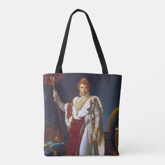 Portret van Napoleon Bonaparte, Francois Gérard Tote Bag (Achterkant)