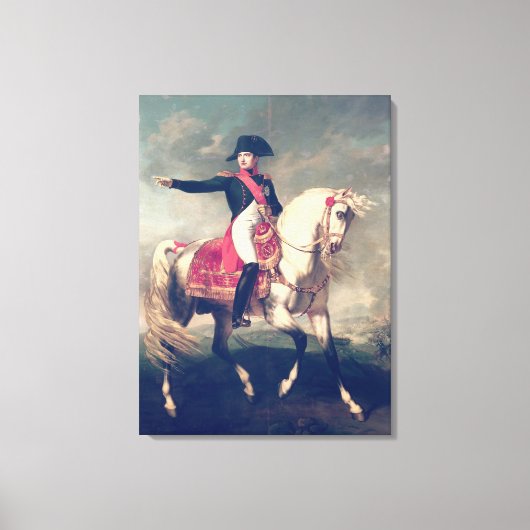 Portret van Napoleon I 1810 Canvas Afdruk (Voorkant)