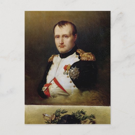 Portret van Napoleon I 1812 Briefkaart (Voorkant)