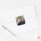 Portret van Napoleon I, 1815 Vierkante Sticker (Envelop)