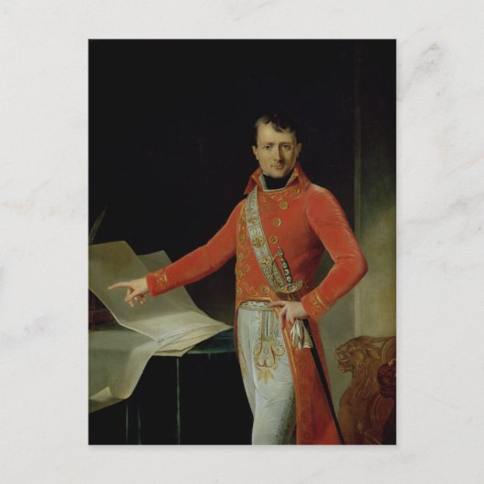Portret van Napoleon I Briefkaart (Voorkant)