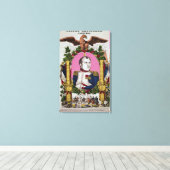 Portret van Napoleon I in strijd met Canvas Afdruk (Insitu (Houten vloer))