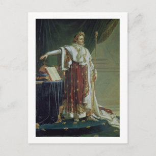 Portret van Napoleon I in zijn Coronation Robes, 1 Briefkaart