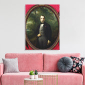 Portret van Napoleon III c.1857 Canvas Afdruk (Insitu (Woonkamer))