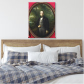 Portret van Napoleon III c.1857 Canvas Afdruk (Insitu (Slaapkamer))