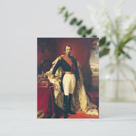 Portret van Napoleon III keizer van Frankrijk Briefkaart (Staand voorkant)