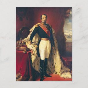 Portret van Napoleon III keizer van Frankrijk Briefkaart