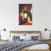 Portret van Napoleon III keizer van Frankrijk Canvas Afdruk (Insitu (Slaapkamer))