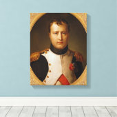 Portret van Napoleon in uniform Canvas Afdruk (Insitu (Houten vloer))
