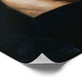 Portret van Natalia Goncharova, 1820 Poster (Hoek)