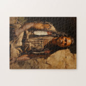 Portret van Native American Legpuzzel (Horizontaal)