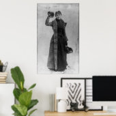 Portret van Nellie Bly Poster (Thuiskantoor)