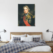 Portret van Nelson Canvas Afdruk (Insitu (Slaapkamer))
