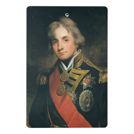 Portret van Nelson Mini Klembord (Achterkant)