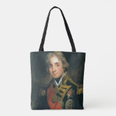 Portret van Nelson Tote Bag (Achterkant)