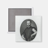 Portret van Niccolo Machiavelli Magneet (Voorkant / Achterkant)
