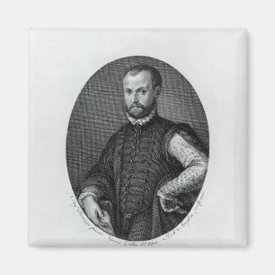 Portret van Niccolo Machiavelli Magneet
