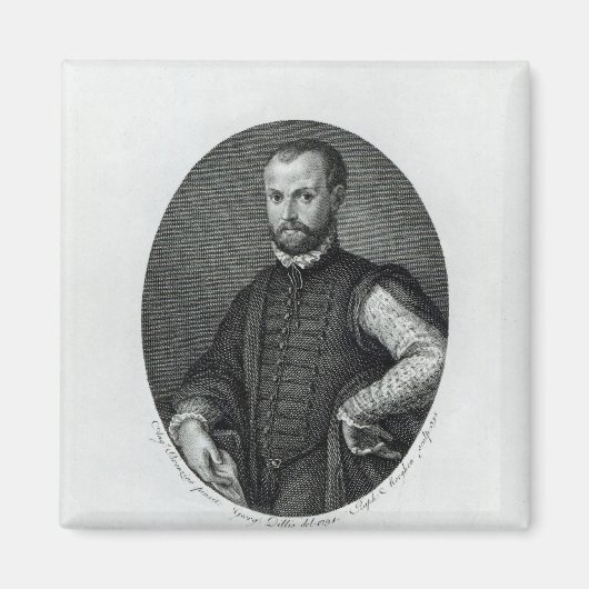 Portret van Niccolo Machiavelli Magneet (Voorkant)