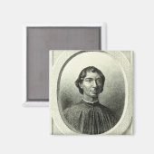 Portret van Niccolo Machiavelli Magneet (Voorkant / Achterkant)