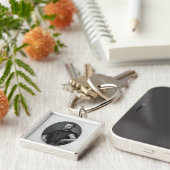 Portret van Niccolo Machiavelli Sleutelhanger (Zijkant)