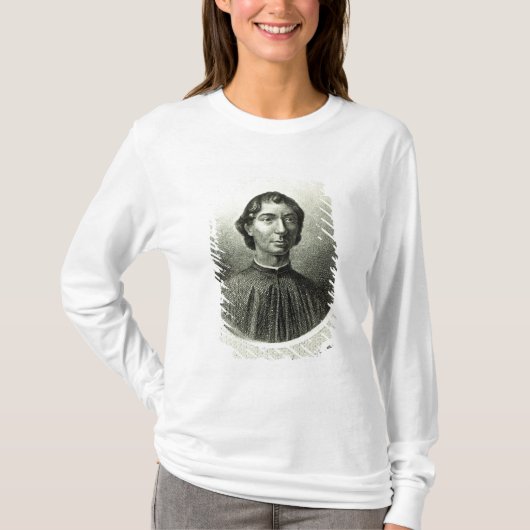 Portret van Niccolo Machiavelli T-shirt (Voorkant)