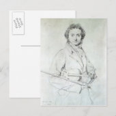 Portret van Niccolo Paganini 1819 Briefkaart (Voorkant / Achterkant)