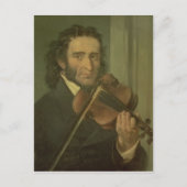 Portret van Niccolo Paganini Briefkaart (Voorkant)