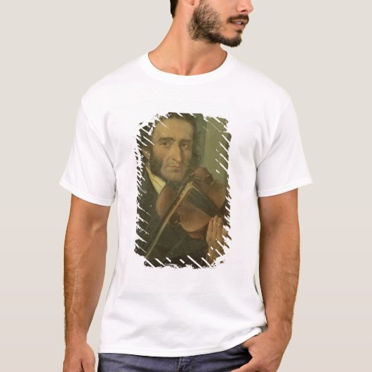Portret van Niccolo Paganini T-shirt (Voorkant)