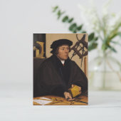 Portret van Nicholas Kratzer 1528 Briefkaart (Staand voorkant)