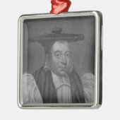 Portret van Nicholas Monck Metalen Ornament (Links)