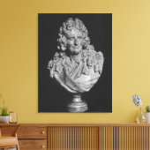 Portret van Nicolas Boileau Canvas Afdruk (Insitu (Woonkamer))