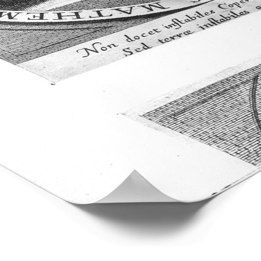 Portret van Nicolas Copernicus Poster (Hoek)