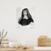 Portret van Nicolas Fouquet, gegraveerd door Mauri Poster (Keuken)