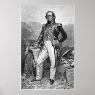 Portret van Nicolas Jean-de-Dieu Poster
