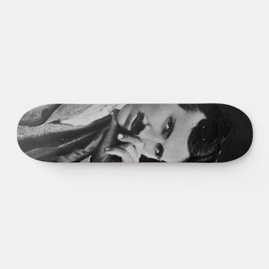 Portret van Nikola Tesla Skateboard (Horizontaal)