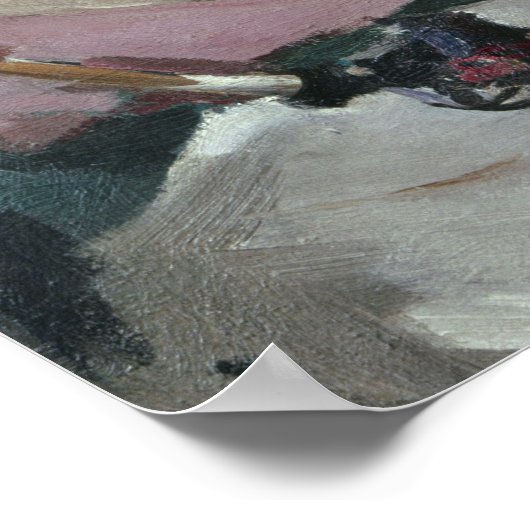 Portret van Nikolai Andreyevich Rimsky-Korsakov Poster (Hoek)