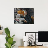 Portret van Nikolai Andreyevich Rimsky-Korsakov Poster (Thuiskantoor)