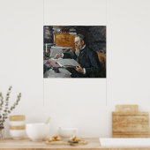 Portret van Nikolai Andreyevich Rimsky-Korsakov Poster (Keuken)