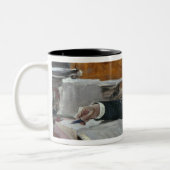 Portret van Nikolai Andreyevich Rimsky-Korsakov Tweekleurige Koffiemok (Links)