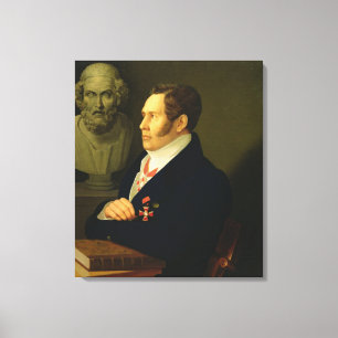 Portret van Nikolay Gnedich, 1839 Canvas Afdruk